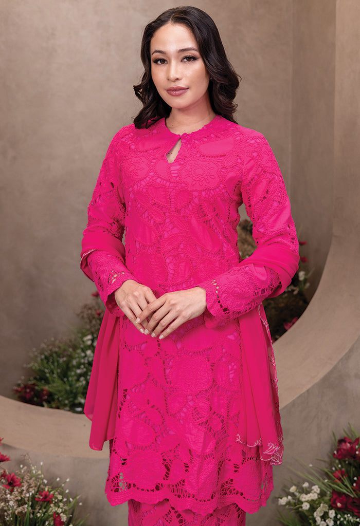 Khadijah Embroidery Lace Kurung Modern Locka Kuala Lumpur